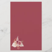 Boho Fall Pumpkin Who Knows The Bride Best Game (Rückseite)