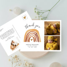 Boho Fall Rainbow 2 Foto New Baby Vielen Dank