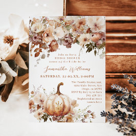 Boho Fall Rustic Chic Brautparty Einladung