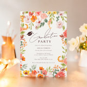 Boho Fall rustikale Hand bemalt Blumenbeet Abschlu Einladung