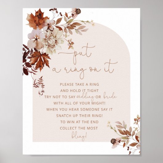 Boho Fall setzte auf sein Spielplakat Poster (Vorne)