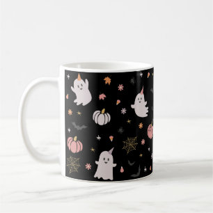 Boho Fall Spooky Ghost Halloween Kaffeetasse