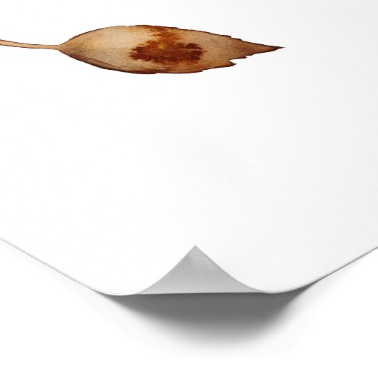 Boho Fall und Herbst Blumenschild Brautparty Poster (Ecke)