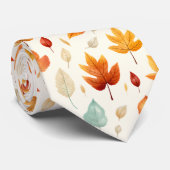 Boho Fall Verlasse Pattern Herbst Schönheit mit St Krawatte (Gerollt)