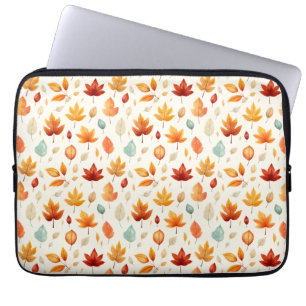 Boho Fall Verlasse Pattern Herbst Schönheit mit St Laptopschutzhülle