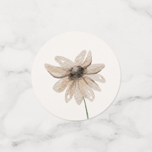 Boho Fall Wildblume Brautparty Konfetti (Klein Vorderseite)