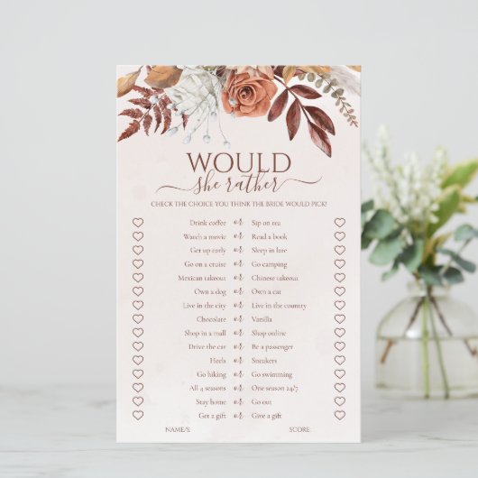 Boho Fall würde sie eher Brautparty spielen (Stehend Vorderseite)