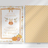 Boho Falling in Liebe Fall Baby Shower Girl Einladung