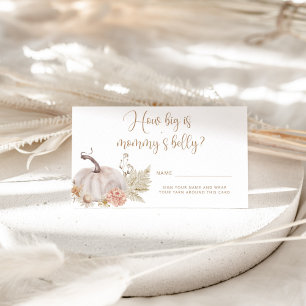 Boho fällt Kürbis, wie groß Mama's Bauchspeicheldr Begleitkarte