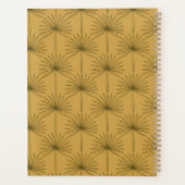 Boho Fan Palm Leaf Botanische Linie Art Familie Planer (Rückseite)
