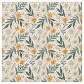 Boho Fanciful Blume Stoff (Nahaufnahme)