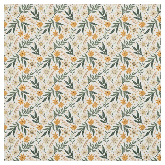 Boho Fanciful Blume Stoff (Muster)