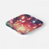 Boho Fantasy Enchanted Forest Baby Shower Pappteller (Gewinkelt)