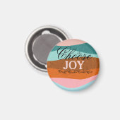 Boho farbenfroh inspirierendes, positives Zitat Magnet (Vorderseite/Rückseite)