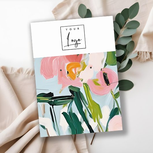 Boho farbenfrohe gestrichene, florale Necklace-Err Visitenkarte