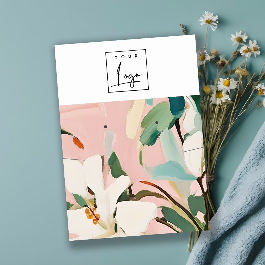 Boho farbenfrohe gestrichene, florale Necklace-Err Visitenkarte