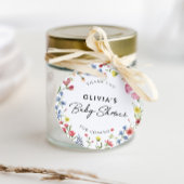 Boho farbenfrohe Wildblume Märchenhaus Kinderdusch Geschenkanhänger