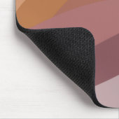 Boho farbenfroher Abstrakter Retro-Name Mousepad (Ecke)