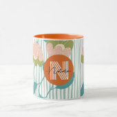 Boho farbig Personalisiertes Geschenk zum Geburtst Tasse (Zentrum)