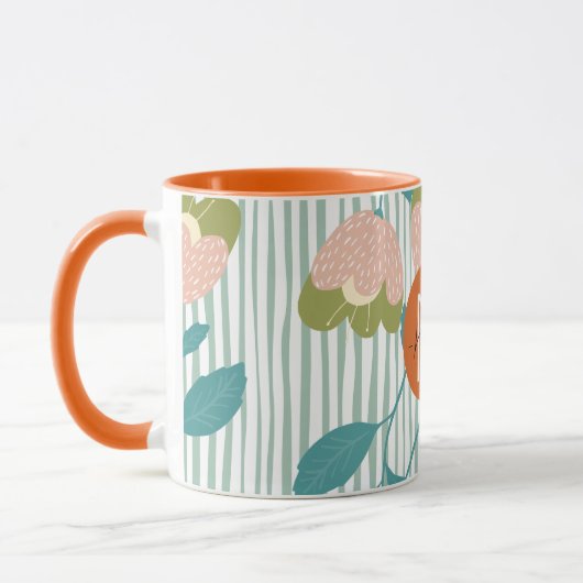 Boho farbig Personalisiertes Geschenk zum Geburtst Tasse (Links)