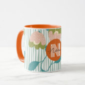 Boho farbig Personalisiertes Geschenk zum Geburtst Tasse (Vorderseite Links)