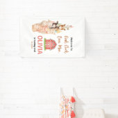 Boho Farm Animal 1st Birthday |Cute Rustic Barnyad Banner (InSitu)