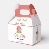 Boho Farm Animal 1st Birthday |Cute Rustic Barnyad Geschenkschachtel (Vorderseite)