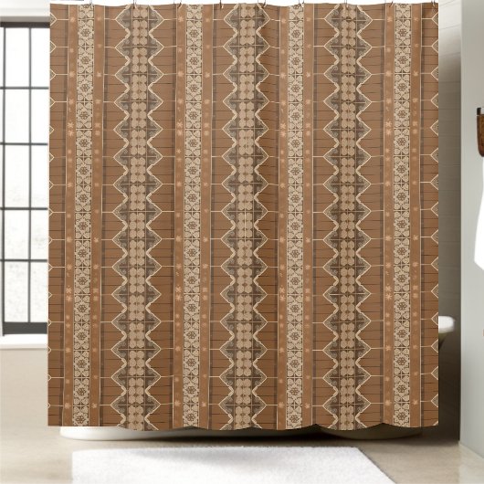 Boho Farmhouse Duschvorhang Art 2