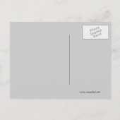 Boho Fashion Diva jede benutzerdefinierte Farbe Hi Postkarte (Rückseite)