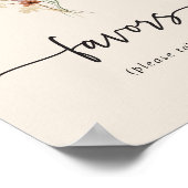 Boho Favors Poster (Ecke)