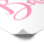 Boho Feather Arrow Baby Duschvorrichtung Schild Po (Ecke)