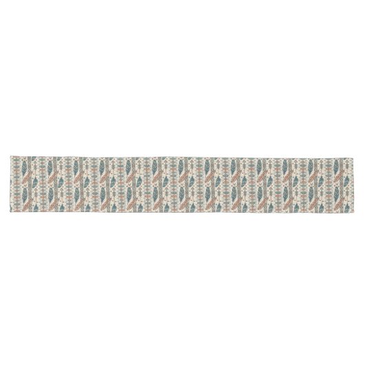 Boho Feather Arrow Table Runner-Wohngestaltung Großer Tischläufer (Horizontal)