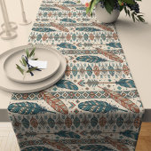 Boho Feather Arrow Table Runner-Wohngestaltung Großer Tischläufer