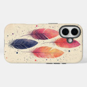Boho Feather Dance Phone Case (Rückseite (Horizontal))