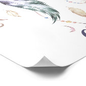 Boho Feather Dream Cattedrale S. Lorenzo Poster (Ecke)