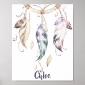 Boho Feather Dream Cattedrale S. Lorenzo Poster (Vorne)