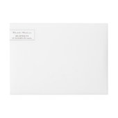 Boho Feather Frame Foto Abschluss-Adresse (Vorderseite)