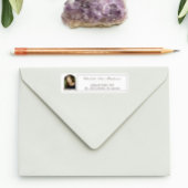 Boho Feather Frame Foto Abschluss-Adresse