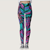 Boho Feather Leggings (Vorderseite)