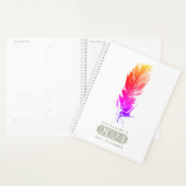 Boho Feather Personalisiert Day Planner Agenda Planer (Anzeige)