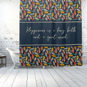 Boho Feathered Quiet Mind Dusche Vorhang