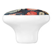 Boho Feathered Whimsy Keramikknauf (Seitenansicht)