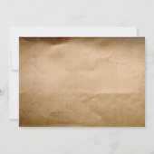 BOHO Feathers and Lace Es ist eine Girl Baby Dusch Einladung (Rückseite)