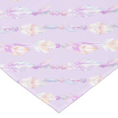 Boho feathers and perlen pastellpastellfarbenen li kurzer tischläufer (Ecke)