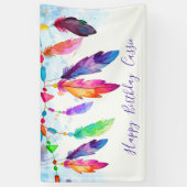 Boho Feathers Banner (Vertikal)