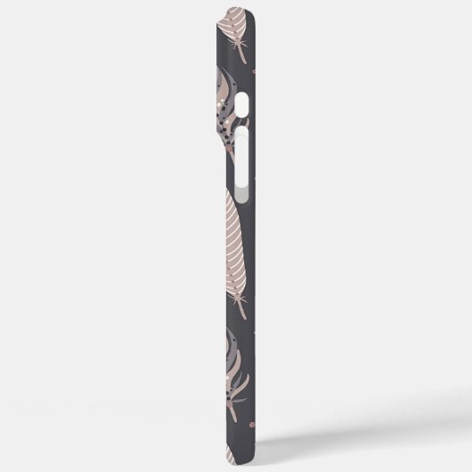 Boho Feathers Case-Mate iPhone Hülle (Rückseite / Links)