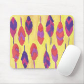 Boho Feathers Mousepad (Mit Mouse)