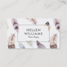 Boho Feathers Muster