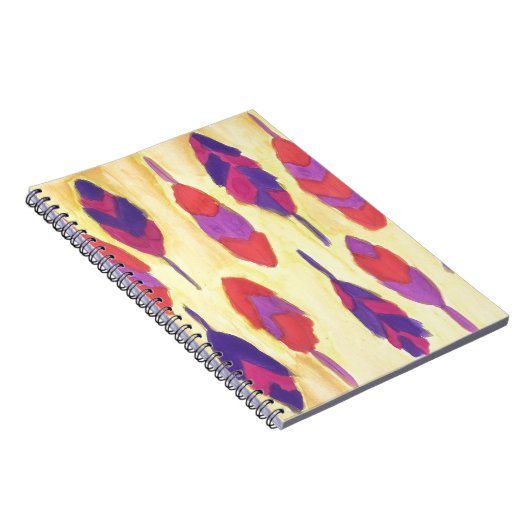 Boho Feathers Notizblock (Rechte Seite)