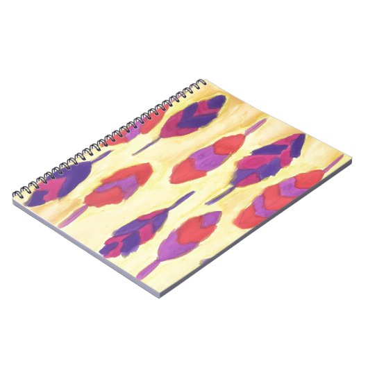 Boho Feathers Notizblock (Linke Seite)